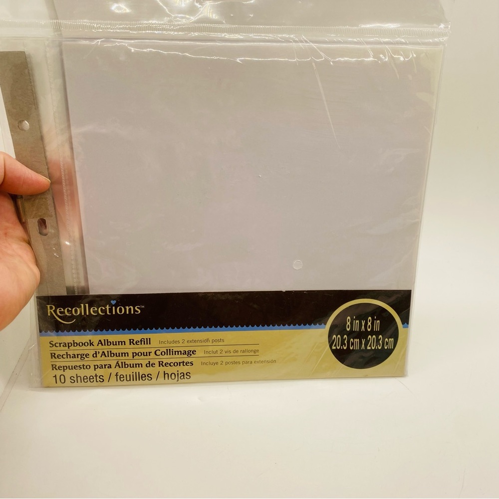 NWT Recollections Scrapbook Album Refills 10 sheets w/extensions